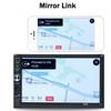 7 Zoll 2 Din HD Autoradio Stereo Touchscreen mit kostenloser Rückfahrkamera Dual Mirror Link Unterstützung Android und IOS Telefon