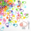 100pcs Colored Small Clip Knitting Crochet Locking Stitch Markers Plastic Markers Holder Needle Clip Craft Sewing Supplies TMZ