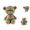 Brass Bear Handle Funny Sturdy Decorative Pull Gift Creative Drawer Handle for Kindergarten Closet Gate Cupboard Living Room