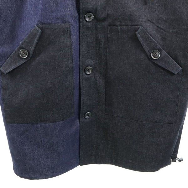 Brand new HB Big Hood Silky Denim Mod coat M Long coat Denim jacket Men's Used