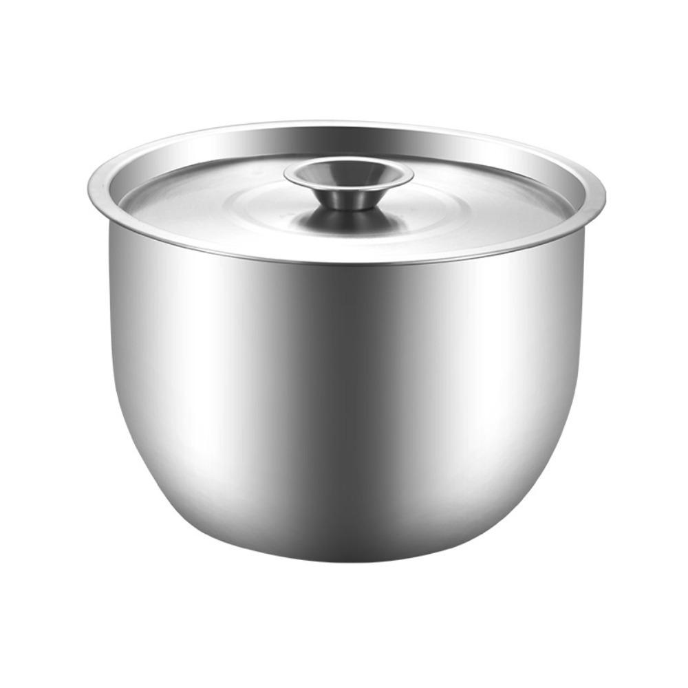 

Миска для взбивания большой емкости, нержавеющая сталь, банка для смальца, кухонные инструменты, емкость для ферментации, тесто S