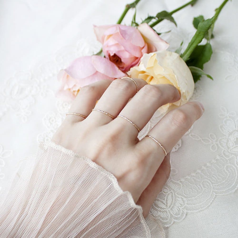 14K Ring Thread Ring