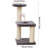 Three Pillars Cats Scratching Post 3-Layers Cat Trees Towers Toy Pet Furniture  Grind Claw