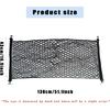 Truck Bed Cargo Net Nylon Universal Heavy Duty Truck Storage Mesh Pouch Pickup Cargo Organizer Trunk Mesh Cargo Net (51X18 Inch)