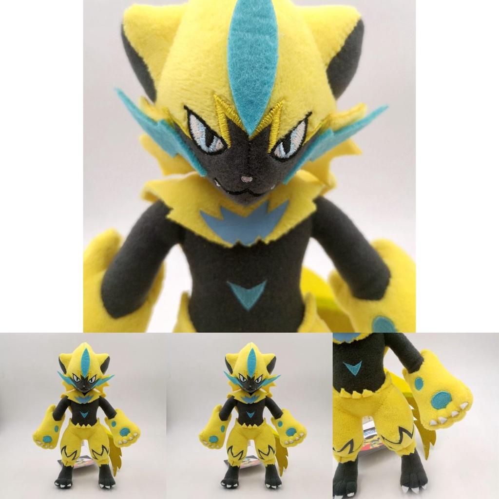 25cm Yellow Zeraora Electric Series Divine Beast Plush Doll Toy Perfect Companion For Hugs