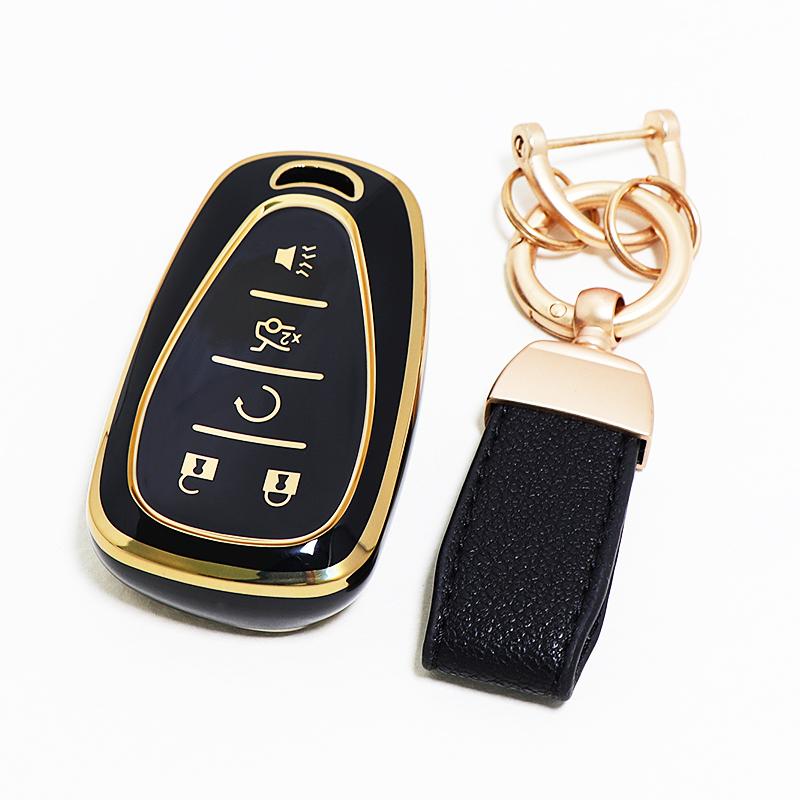 5 Button Shell Fob For Chevrolet Volt Bolt Trax Orlando Cruze Spark Camaro Malibu Blazer Traverse Onix Equino Car Key Case Cover