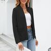 Abbigliamento da donna alla moda a maniche lunghe con tasche, giacca, abito, top
