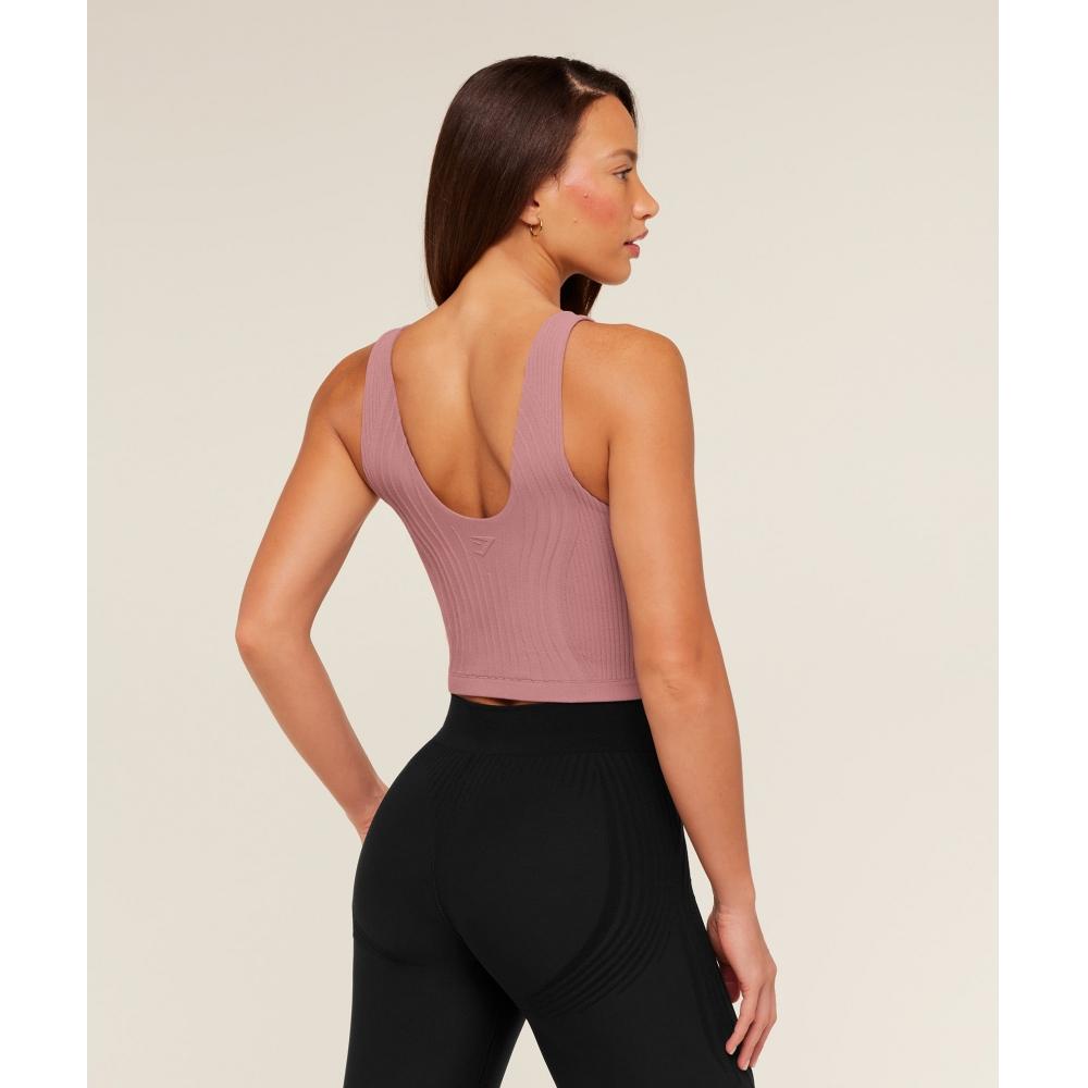 Gymshark Luxe Tank Calm Pink B5c5k Kcpd