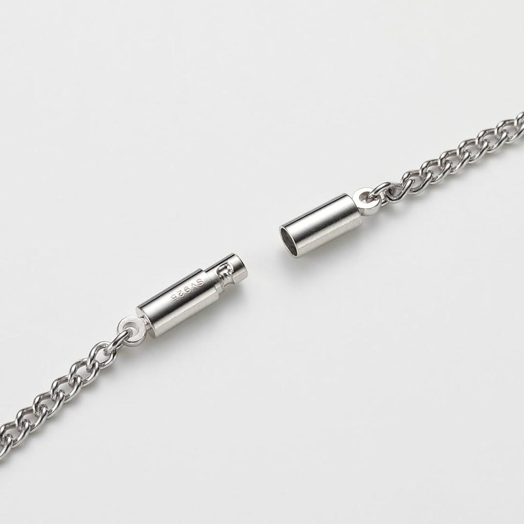 4.C.Homme Plus Silver Necklace 112334320904