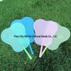 Large Old-Fashioned Hand-Crank Cattail Plastic Fan: Portable Banana Leaf Design for Summer Cooling and Mosquito Repellent.