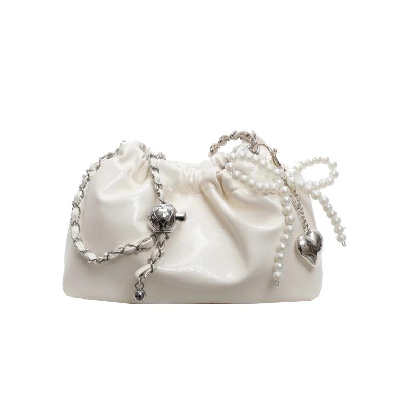 

Сумка-облако в западном стиле для женщин, сумка через плечо для женщин, пожилая ниша, новая