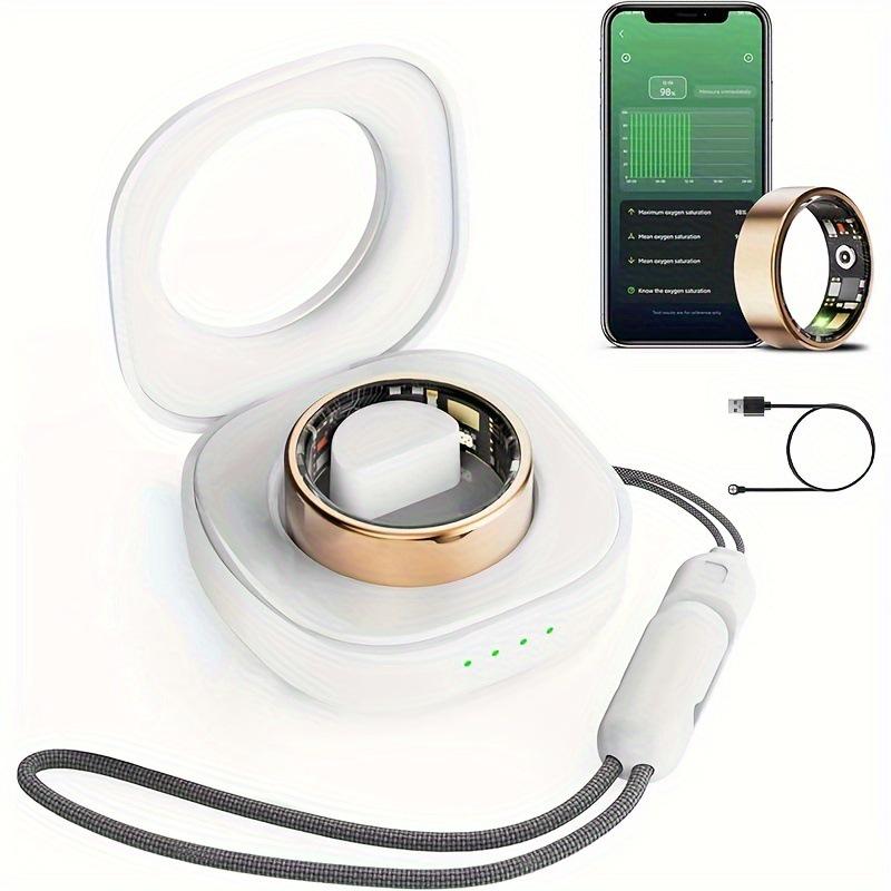 Smart Fitness Tracker Ring: Exercise & Step Monitor