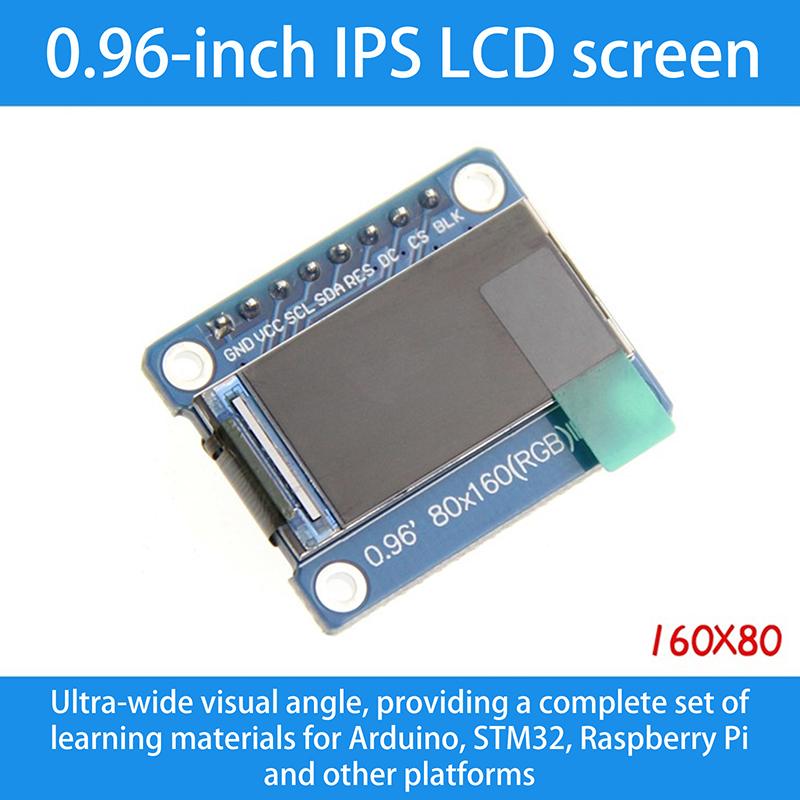 0.96 Inch IPS Display OLED Module For 80*160 65K Colorful RGB TFT LCD Board ST7735 ST7735 DIY