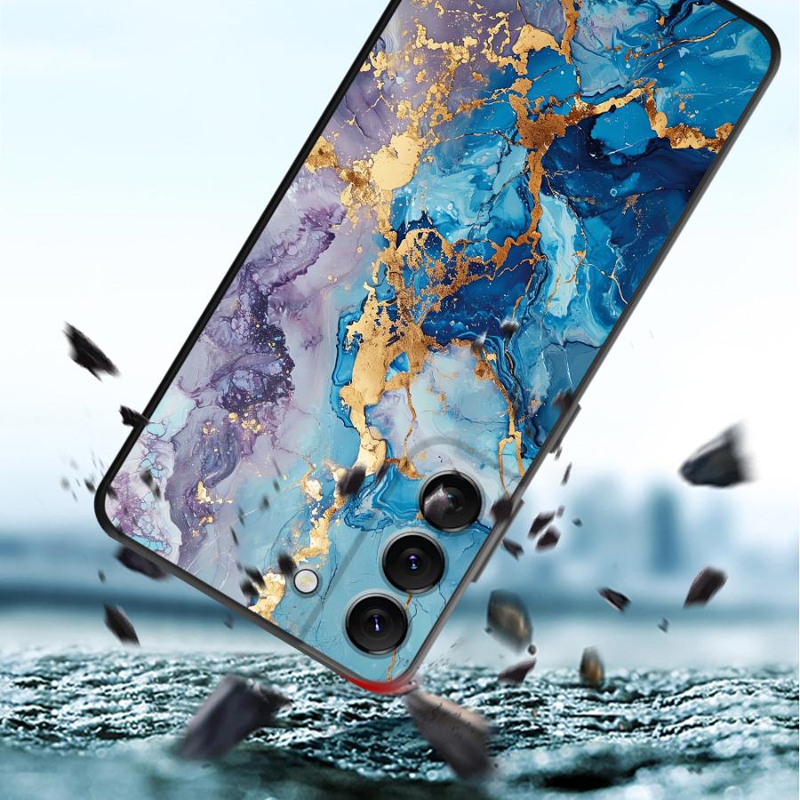Funda de Teléfono de Mármol de Colores para Samsung Galaxy A57 A26 A32 A24 A37 A22 A55 A23 A25 A73 A51 A53 A35 A52 A36 A72 A71