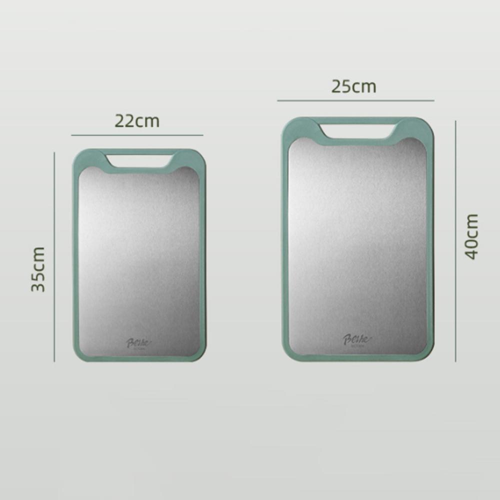 304 Stainless Steel Cutting Board Double-Sided Chopping Board Kitchen Fruit Cutting Board Kitchen Rolling Chopping Board