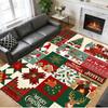 Christmas Printed Square Area Rug Soft Non Slip Floor Carpet For Bedroom Holiday Gift
