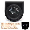 Hosioe 2'' 52mm with Sensor 1/8'' NPT Car LED Digital Backlit Car Instrument Tool