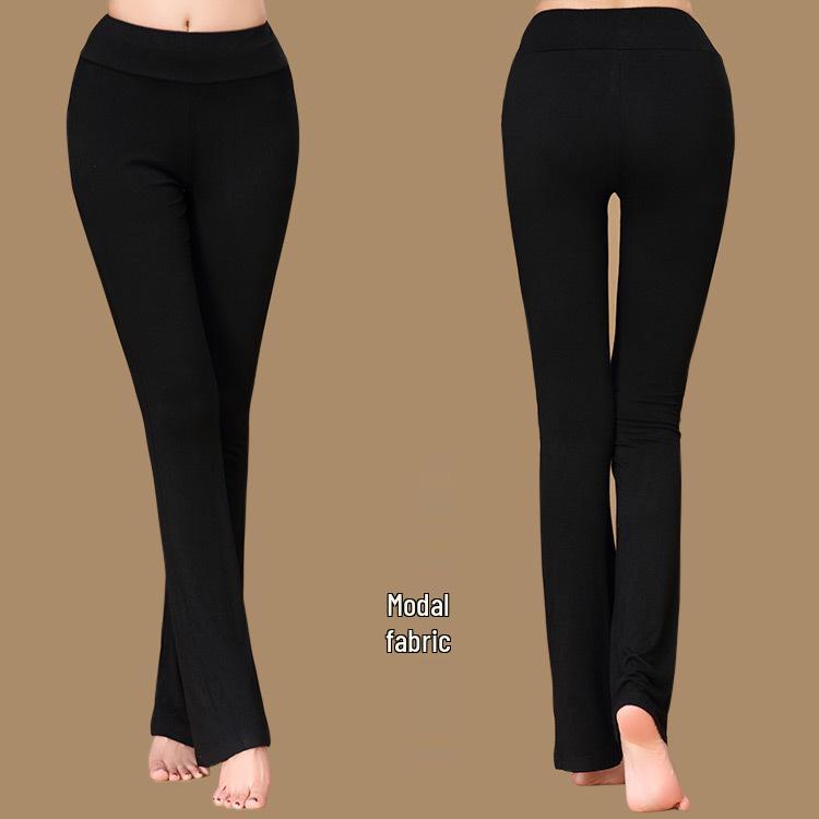 2022 Women's Square Dance Slimming Flared Fitness Pants for Middle-Aged and Elderly