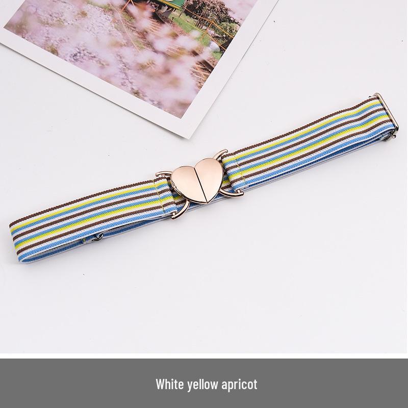Adjustable Elastic Woven Belt with Hook for Men & Women