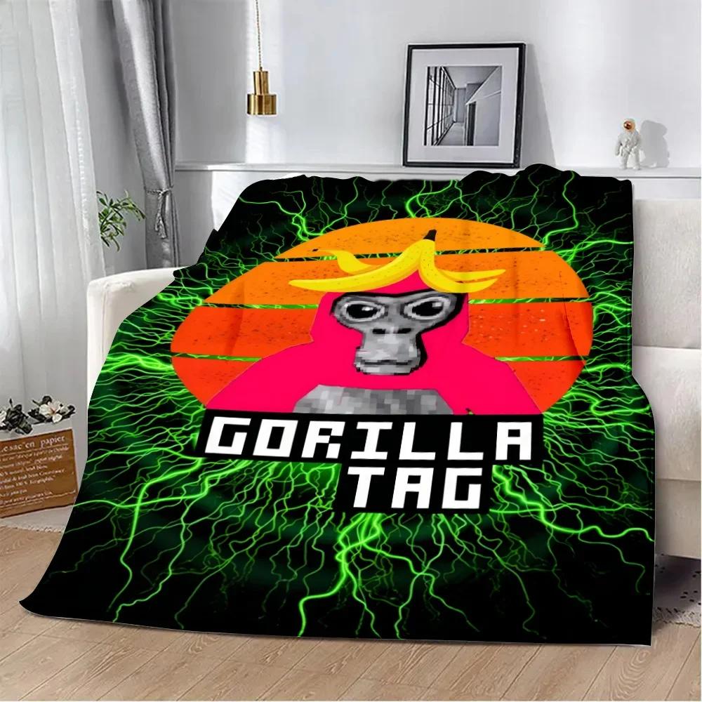 Fashion Anime Game Gorilla Tag Printed Blanket Soft Warm Comfortable Blanket for Home Travel Picnic Birthday Gift