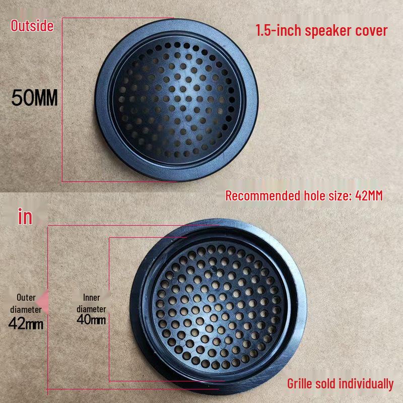 

2-10 Inch Car Audio Speaker Grille Dustproof Protective Cover