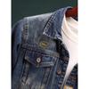 Men's Trendy High-End Denim Jacket 2025: Spring/Autumn Casual, Washed, Versatile Outerwear 