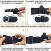 10Pcs Plastic Side Release Buckles, Quick Release Strap Replacement Fittings For DIY Backpack, Dog Collar & Webbing Strap Making, Black