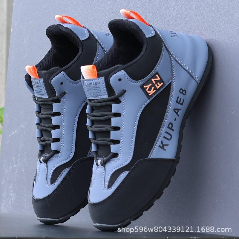 

2024 new autumn and winter spot men s shoes leather sports shoes versatile trend waterproof soft sole running casual shoes 38