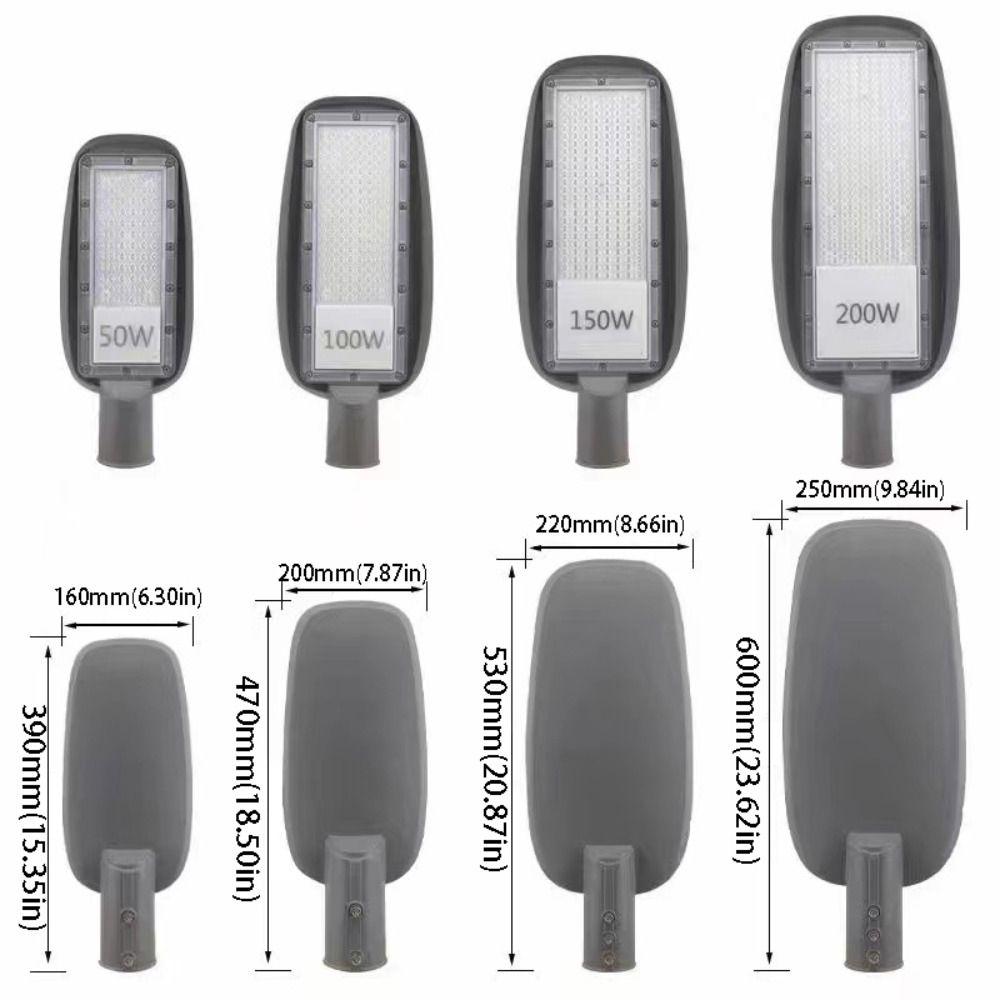 IP67 Waterproof LED Outdoor Street Light High Brightness Adjustable Lamp Arm LED Street Light Double Arm Lamp Heads