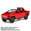 1/32 Tesla Cybertruck Toys Diecast Model Car Alloy Metal Pickup Truck Colorful Indoor Desktop Display Collection Game for Children Boy