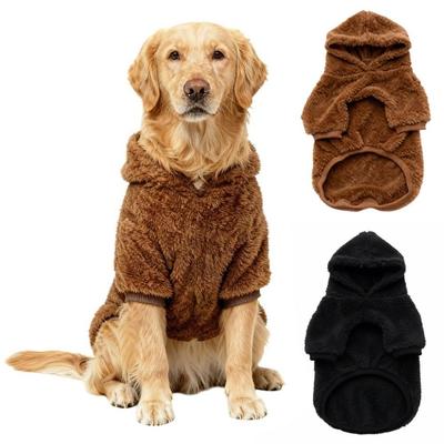 Zachte Honden Hoodie Fleece Materiaal Huisdierkleding Knusse Hondenjas Winterseizoen voor Middelgrote Grote Honden