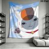 Natsume's Book of Friends Cat Pattern Home Decor Tapestry, Wall Hanging, Decorative RV Wall Cloth.MGT0918546
