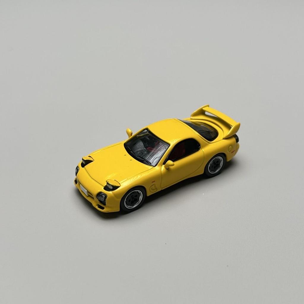 Sonic Gear 1:64 Mazda RX7 RX-7 Leichtmetallfelgen Auto Die-Cast & Spielzeugfahrzeuge Automodell Miniatur Maßstabsmodell Auto Spielzeug Für Kinder