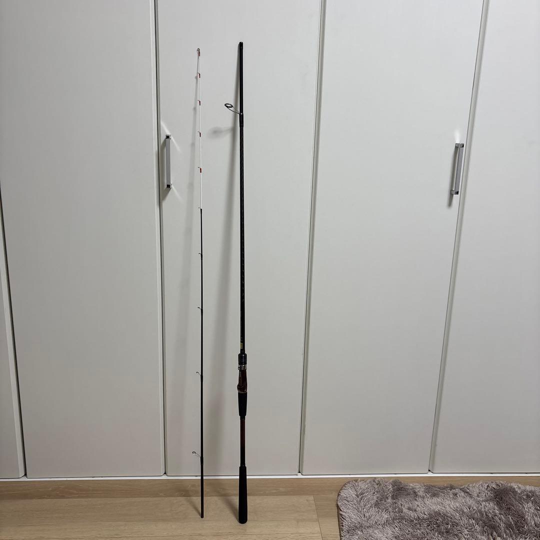 Used Daiwa Koga Tenya Game X H-235 Hitotsubenya Red Sea Bream Rod with Case