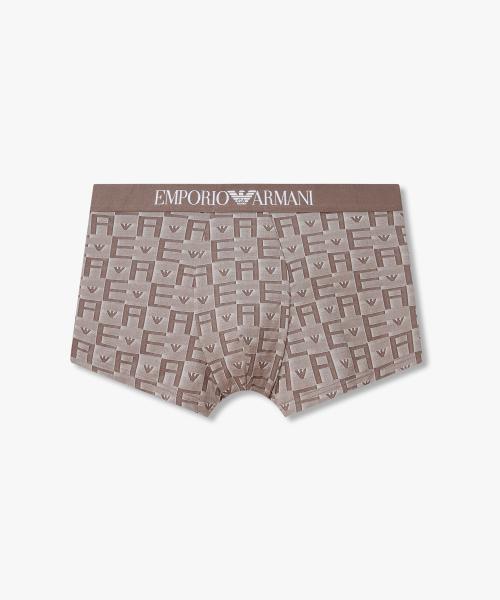 

[Emporio Armani Underwear] Мужские трусы-боксеры из нейлона с жаккардовым логотипом 0816112041 [Отправка из Кореи] 100% Оригинал Dark Brown - S
