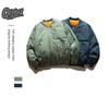QIYOU 2025 Winter Unisex Japanischer Retro Lockerer Schnitt Fliegerjacke