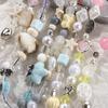 Hanging Cord Beaded Phone Chain Phone Charms Mobile Lanyard Phone Strap  Jewelry Gift