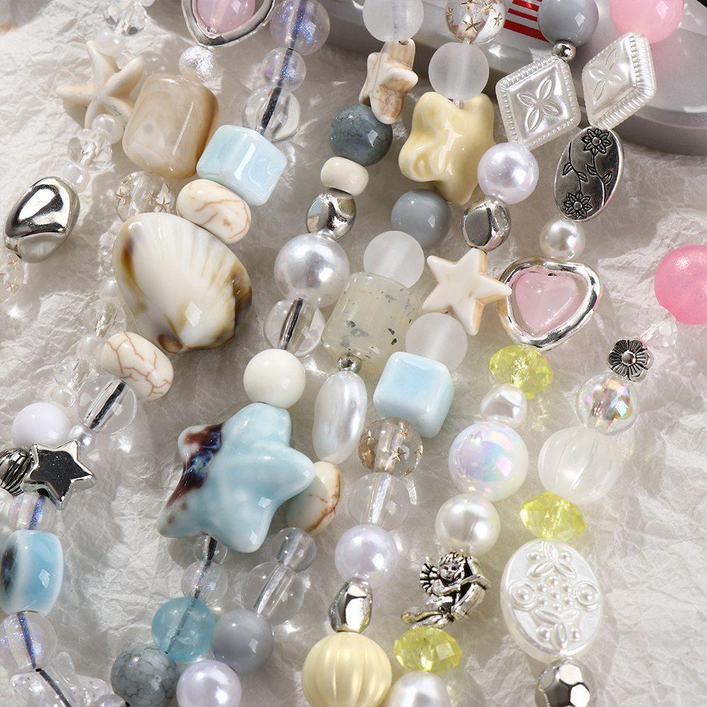 Hanging Cord Beaded Phone Chain Phone Charms Mobile Lanyard Phone Strap  Jewelry Gift