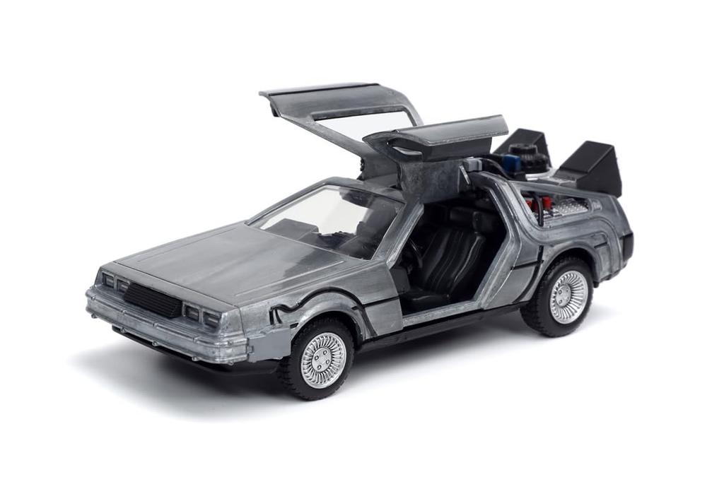 Kyosho Jada Toys Hollywood Rides Back to the Future Series 1/32 Scale Back to the Future I Time Machine (DeLorean) Finished Model JADA32185