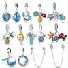 Copper Summer Sea World Charm Pendant Beads Fit Original Bracelet Neckalce For Women Jewelry Making
