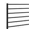 Vidaxl Metalowe Wezgłowie, Czarne, 90 Cm