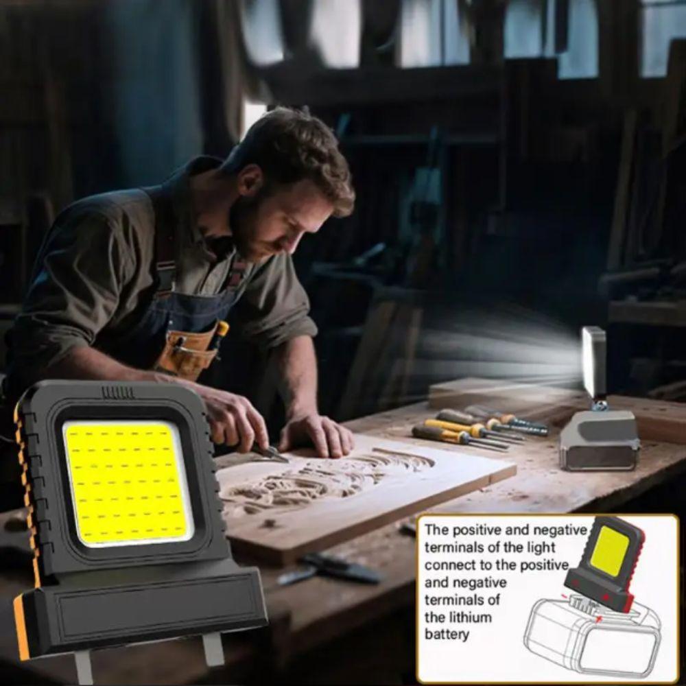 Long Runtime LED Work Light 20-21V Cordless Work Lamp Lights Lithium Battery Light Construction