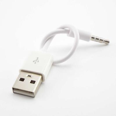 3,5-mm-Klinkenstecker, 4-poliger Stecker auf USB 2.0 Typ A-Stecker, Kabeladapter für Autogeräte, MP3/MP4-Kopfhörer