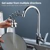 3 Modes Extendable Faucet Sink Faucet 360° Rotation Filter Extension Tube Shower Water Saving Tap Universal Kitchen Accessories