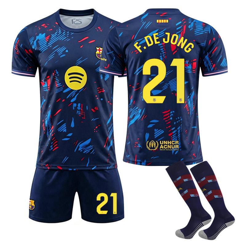 2627 Barça New Commemorative Football Jersey, No.19 Yamal, No.9 Lewandowski, No.10 Messi, Barcelona Special Edition Shirt