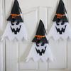 43/47CM Halloween Ghost Hanging Decoration LED Light Glowing Horror Decor Props for Outddor Indoor Halloween Party Decoration