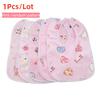 1Pcs Baby Cartoon Snap Waterproof Bib Super Soft Baby Bib Newborn Crystal Velvet Saliva Towel