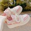 Barbie style platform new spring and summer students with wide-leg pants to increase the tide of board shoes