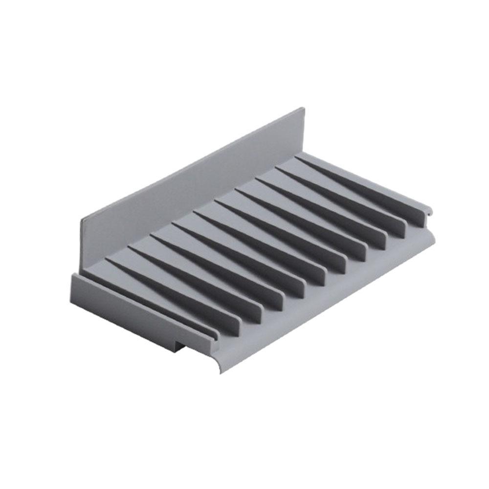 Silicone Sink Splash Guard Mat Slope Design Spliceable Kitchen Sink Holder Non-slip Quick Drain Drainage Drying Pad