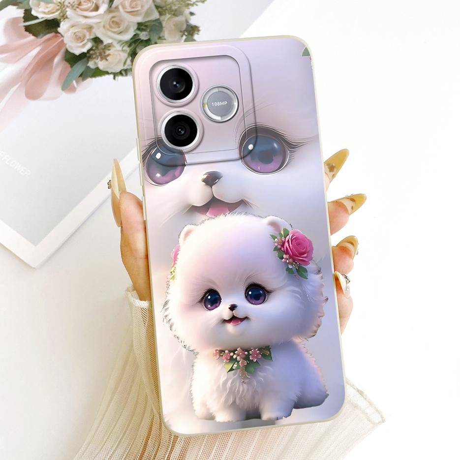 For Honor 600 Lite Case LNA-NX1 Cute Funny Cartoon Cover Shockproof Soft Silicone Case For Honor 500 Smart Honor600 Lite 5G Bags